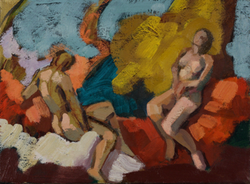 untitled; oil on canvas, 22 x 28 cm, 2018