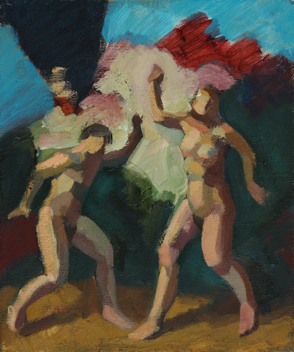 Untitled; oil on canvas, 30 x 25 cm, 2018